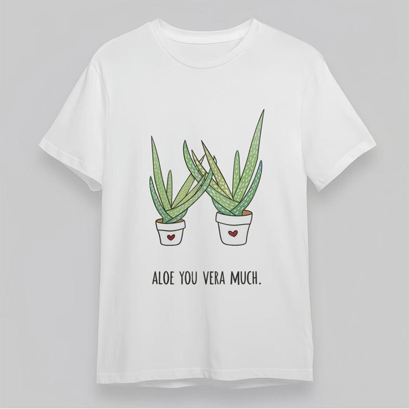 Men'S Round Neck T Shirt Aloe  - đánh giá và giá Aloe Vera Pot