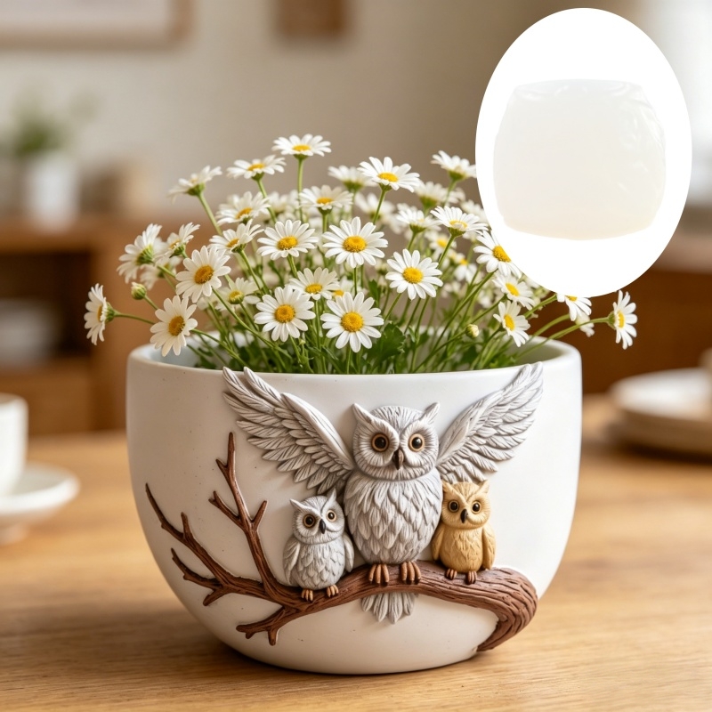 The owl standing on the branch - đánh giá và giá Echeveria Succulent