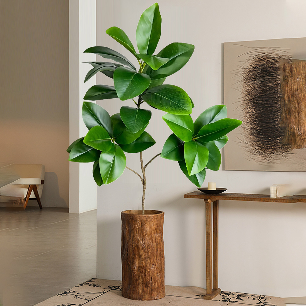74-140cm Artificial Rubber Tre - đánh giá và giá Ficus Lyrata Tree