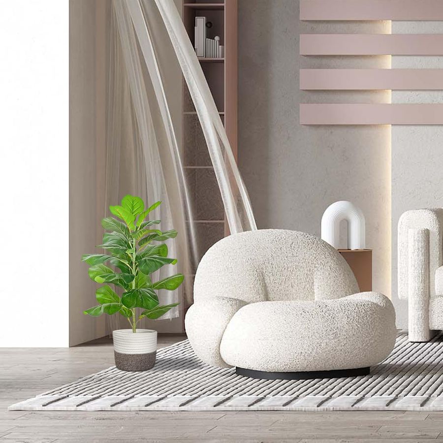 Artificial Fiddle Leaf Fig Tre - đánh giá và giá Ficus Lyrata Tree