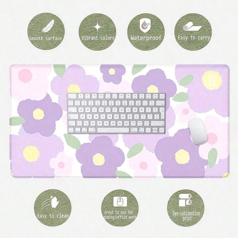 Purple Flower Mouse Pad - Larg - đánh giá và giá Tradescantia Purple