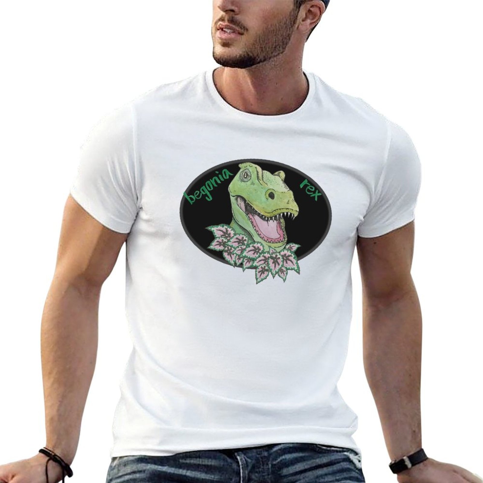 T rex begonia T-Shirt cotton t - đánh giá và giá Begonia Rex